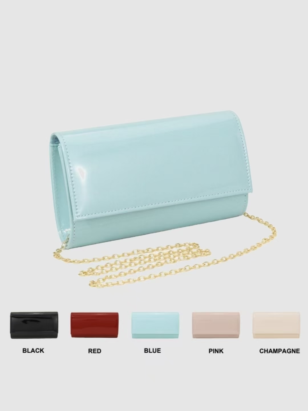 Leather Work Handbags - Pochette de soirée en cuir PU