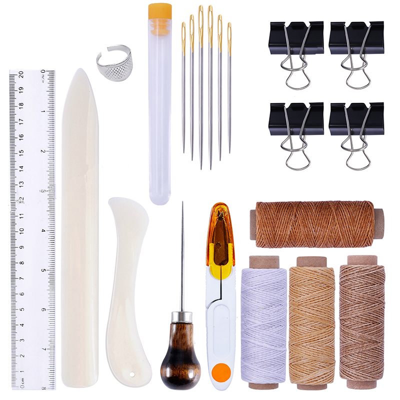 Groover Stitching Tool - 25 pièces/ensemble Kit de couture artisanale