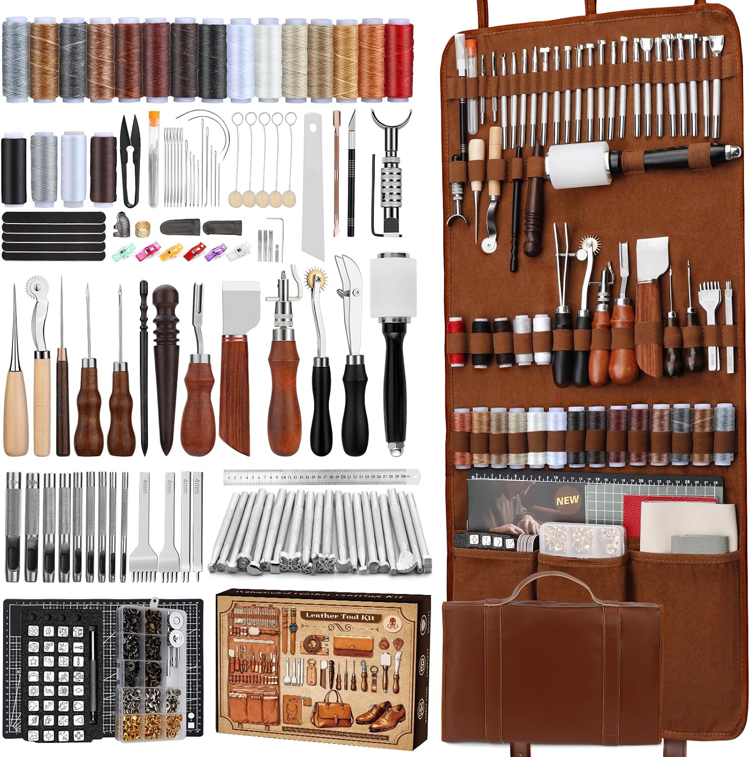 Leather Working - Kit de travail du cuir, outils