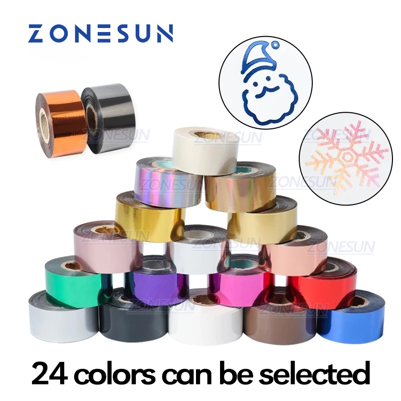 Leatherwork Embossing - ZONESUN 3/4/5 cm or argent noir