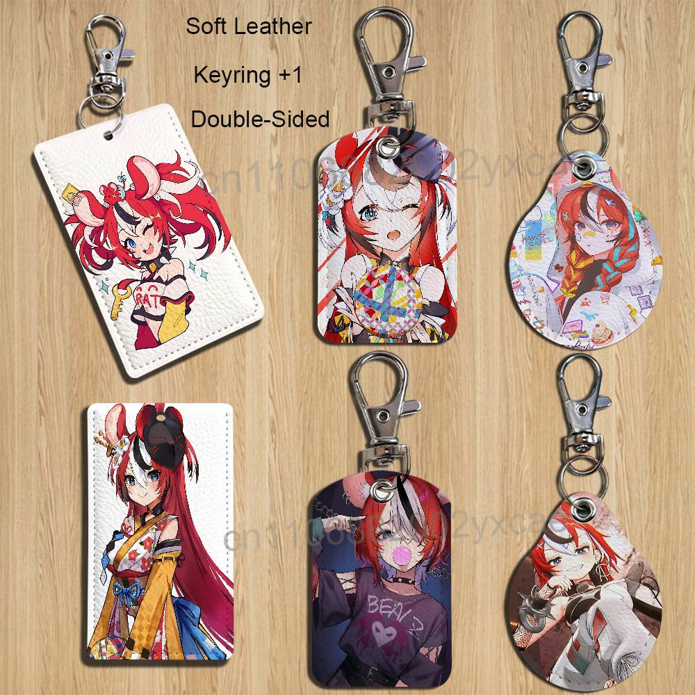 Leather Working - Porte-cartes Hakos Baelz Takodachi mignon pour