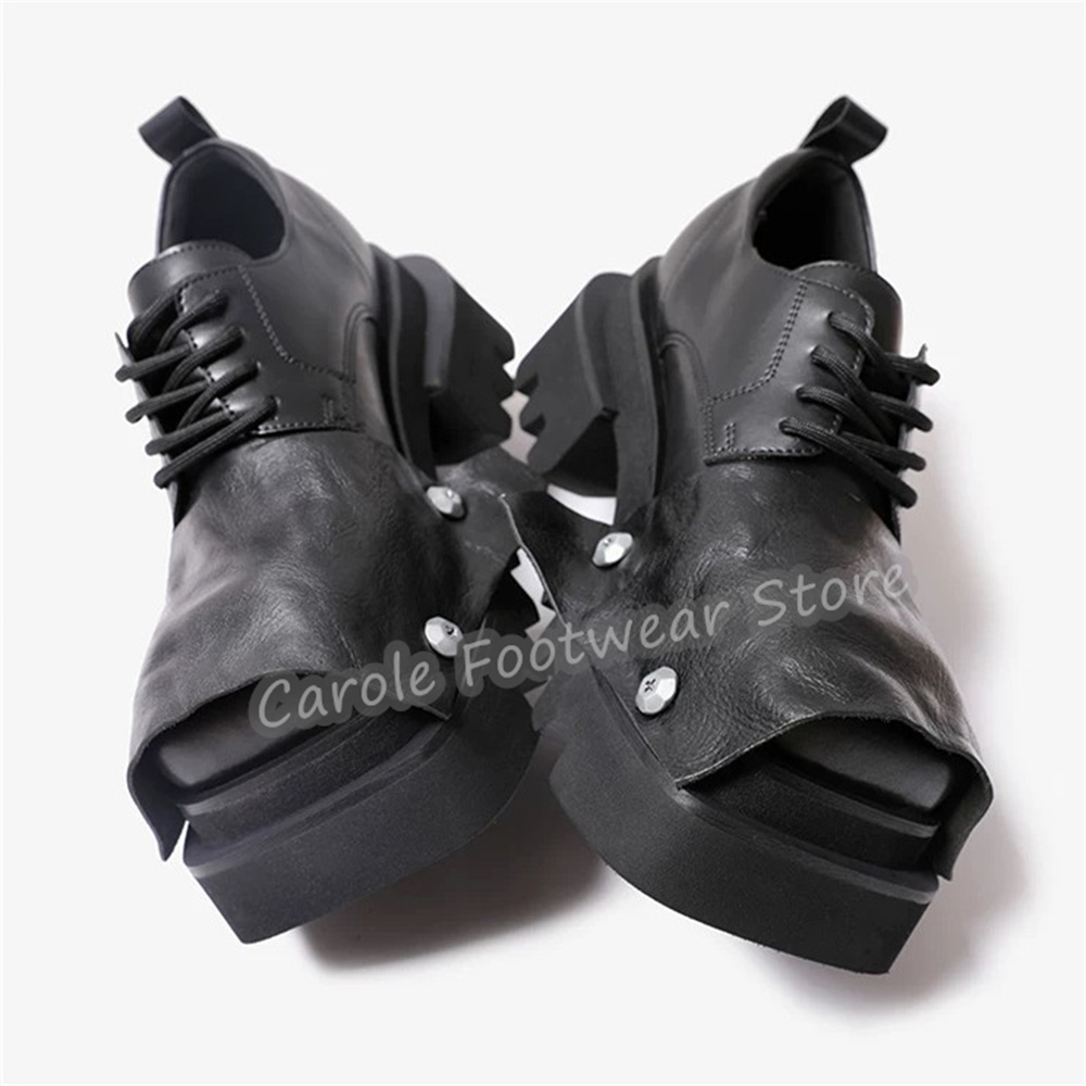 Chaussures Derby pour Hommes à - Leatherwork Rivets avis et prix