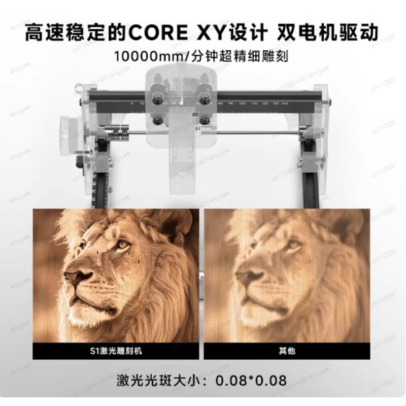 Machine de gravure laser S1 2. - Leatherwork Press avis et prix