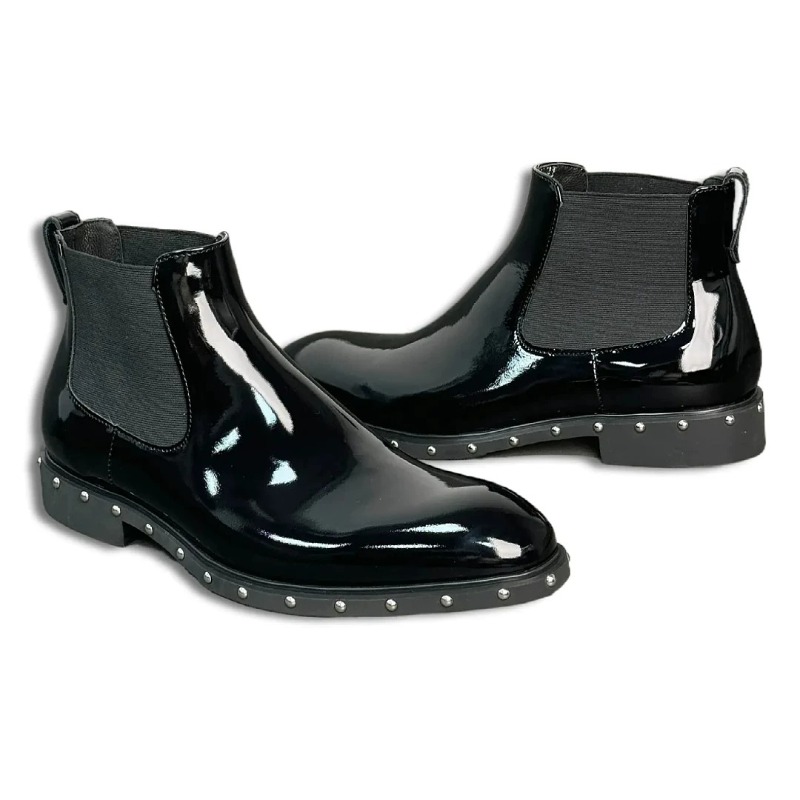 Bottes Chelsea à bout pointu p - Leatherwork Rivets avis et prix
