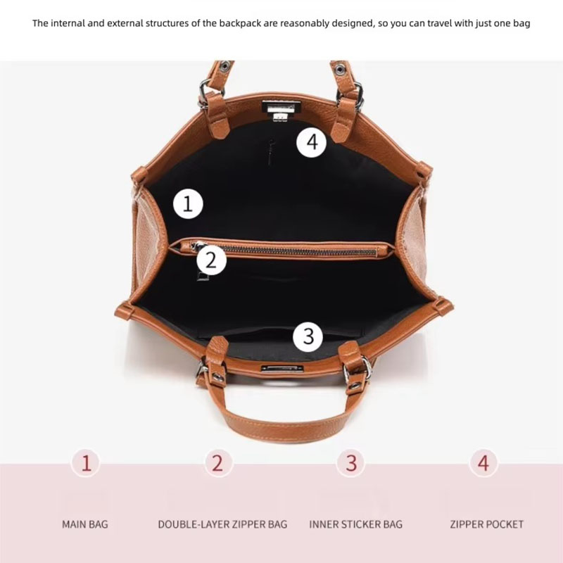 Sac fourre-tout de grande capa - Leather Work Handbags avis et prix