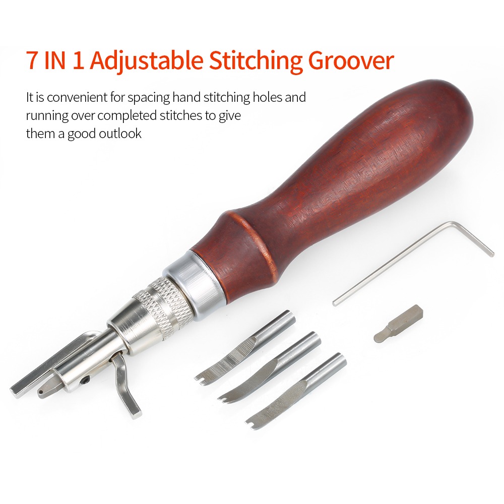 Rainureur à cuir réglable avec - Groover Stitching Tool avis et prix
