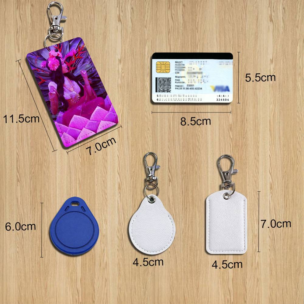 Porte-cartes Doja Cat rouge po - Leather Working avis et prix