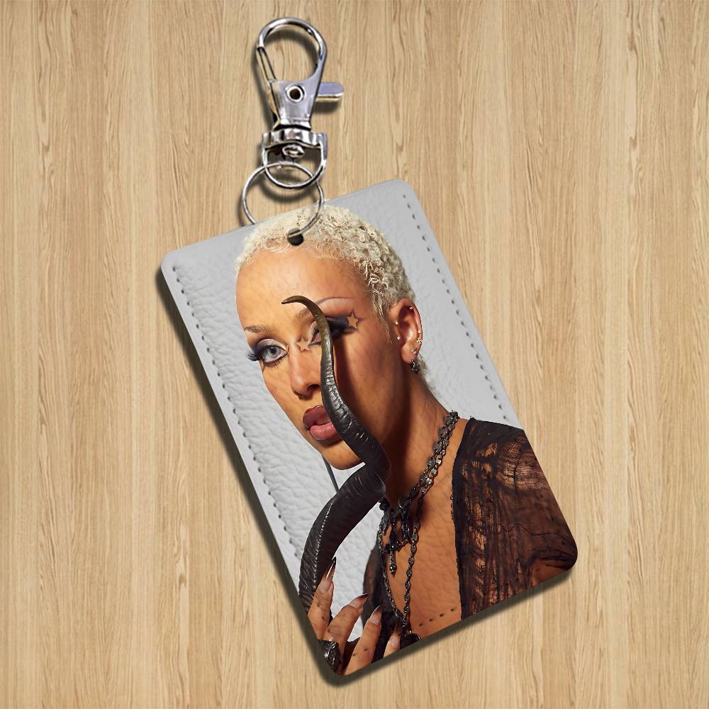 Porte-cartes Doja Cat rouge po - Leather Working avis et prix