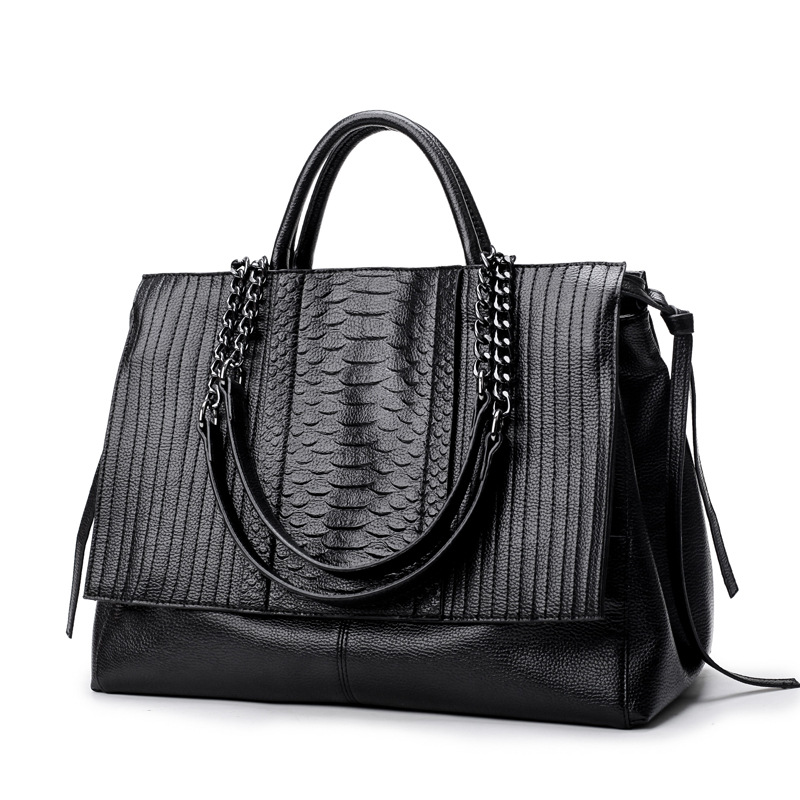 Sac fourre-tout élégant avec f - Leather Work Handbags avis et prix