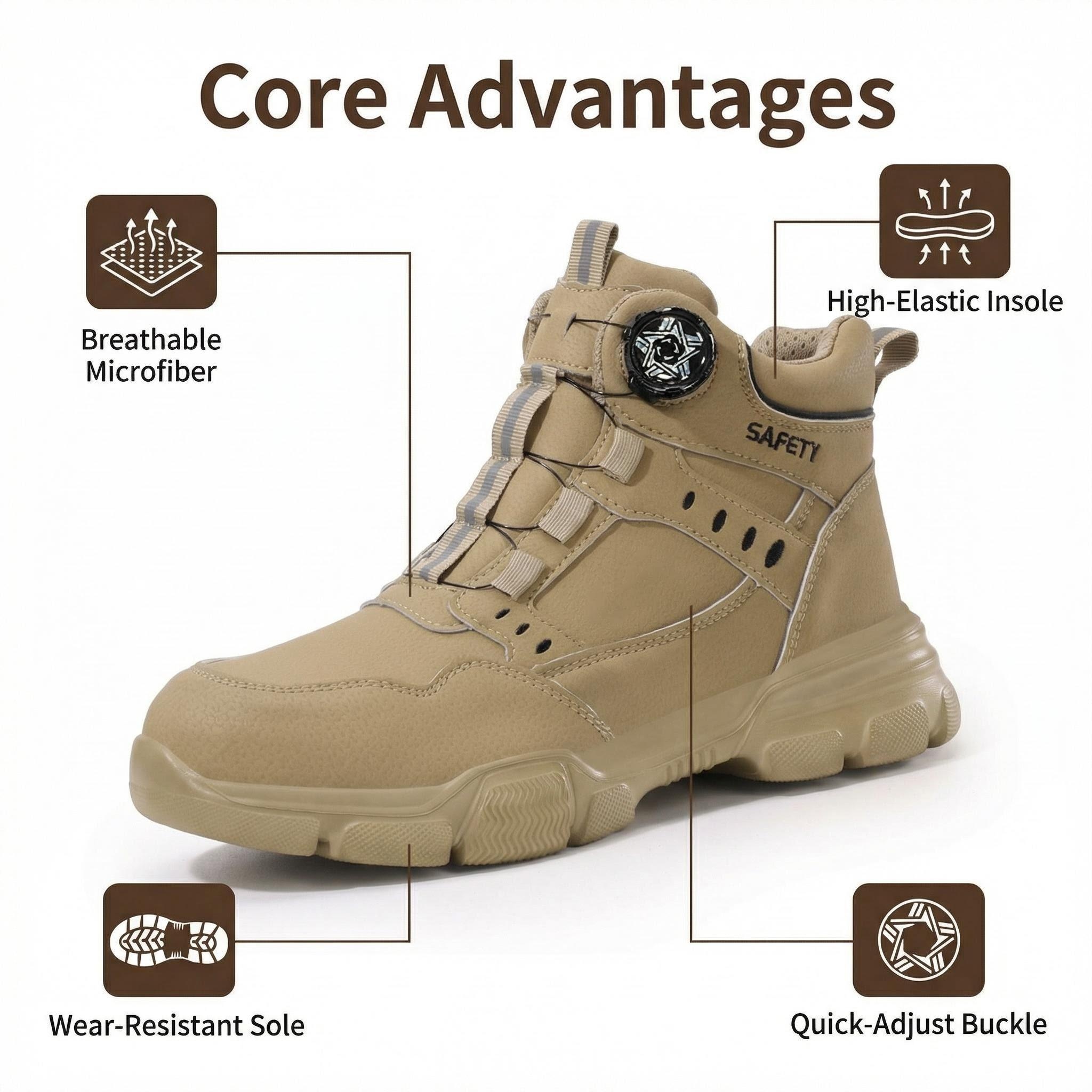 Bottes de sécurité en cuir hyd - Leatherwork Rivets avis et prix